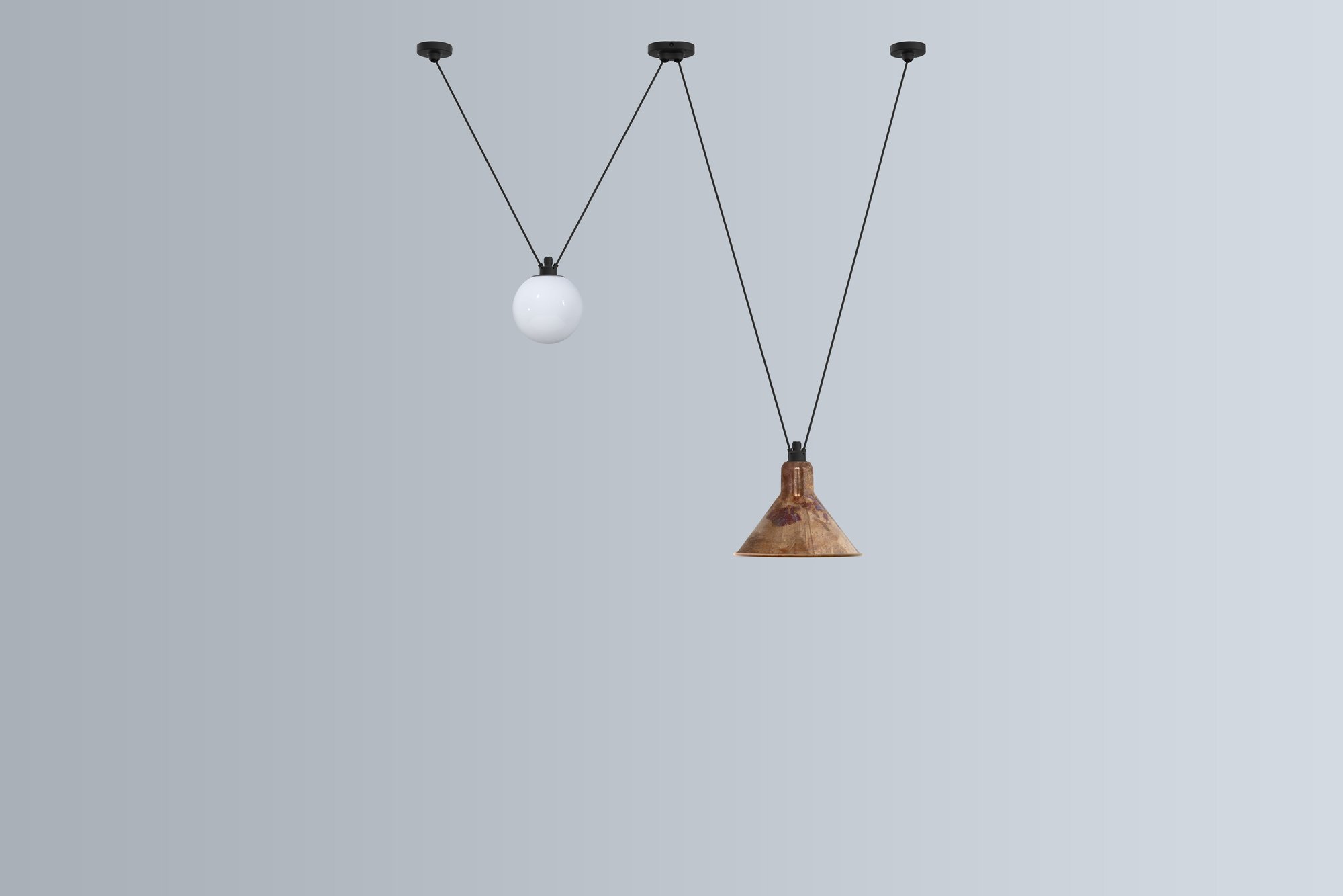 Подвесной светильник Acrobate de Gras N°324 Conic L DCW éditions