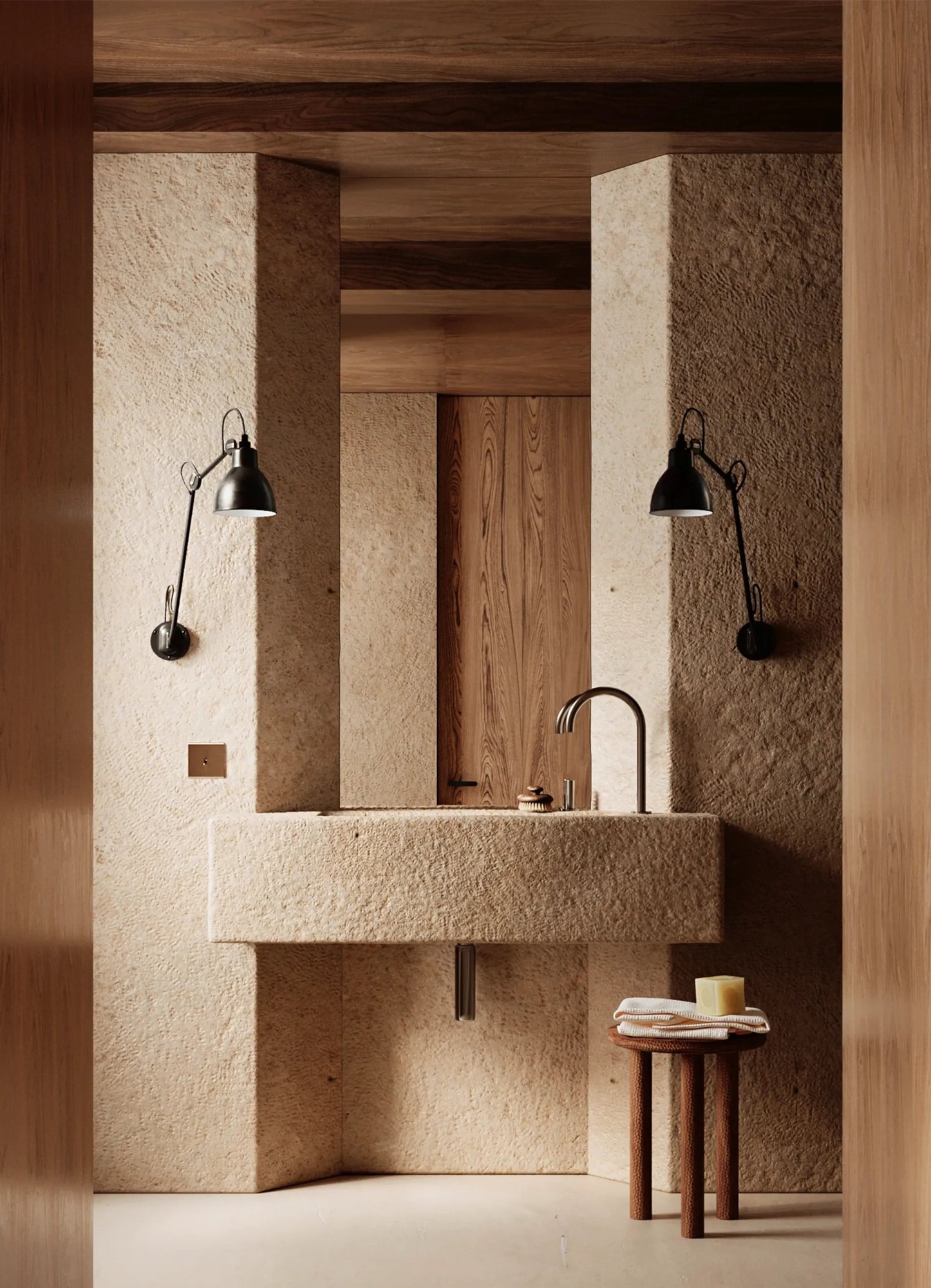 Настенный светильник Lampe Gras N°122 Bathroom DCW éditions